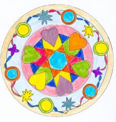 Coloriage de mandalas pour enfant
