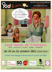 Expo-vente de créatrices à Aix-en-Provence : bijoux, céramique, vaisselle, vêtements pour jumeaux, coussins, badges, tableaux ...