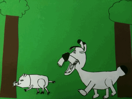 Anniversaire Asterix chez Kid & Sens à Aix-en-Provence : petit film d'animation réalisé par les enfants