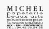 Michel, papeterie et matériel d'arts sur le cours Mirabeau à Aix-en-Provence