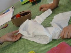Atelier de couture pour les mamans à Aix-en-Provence : réalisation d'un sarouel pour bébé