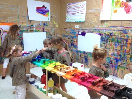 Cours de peinture, expression libre pour les enfants à Aix en Provence