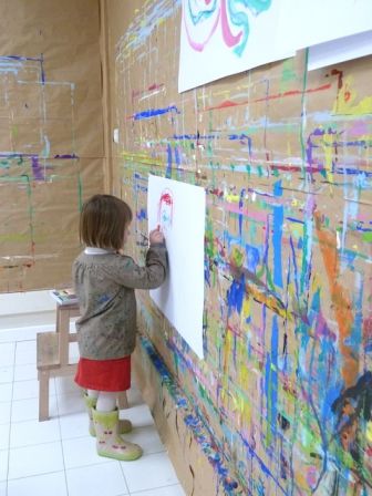 Cours de peinture pour les enfants chez KID & Sens à Aix-en-Provence : dessiner au pastel