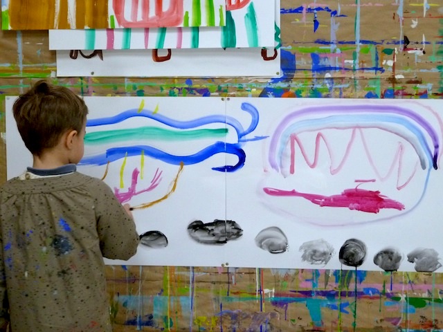 Cours de peinture pour enfants et adultes à Aix en Provence : peindre en grand