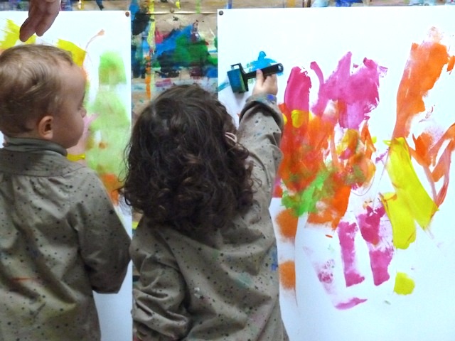Atelier de peinture parent - enfant à Aix en Provence : peindre ensemble