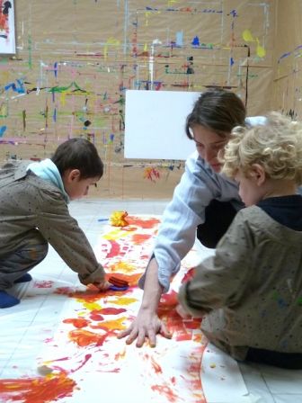 Activité de peinture, atelier d'art pour les bébés à Aix-en-Provence