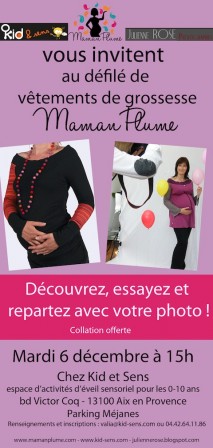 Maman Plume : essayage de vêtements de grossesse