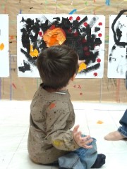 Atelier de peinture pour les enfants à partir de 18 mois chez Kid&Sens